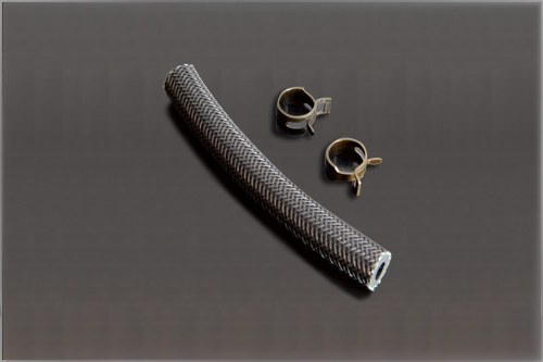 KOHKEN メッシュタイプ(クリップ2個付) オイルタンクホース(10cm) KOHKEN メッシュタイプ(クリップ2個付) オイルタンクホース(10cm)